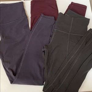 3 pairs XS Athleta Tights